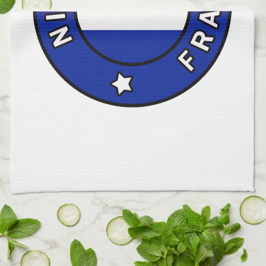 Nice France Geschirrtuch (Gefaltet)