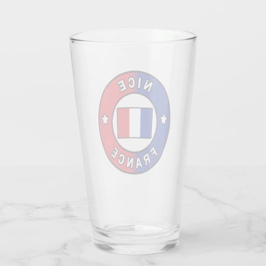 Nice France Glas (Rückseite)