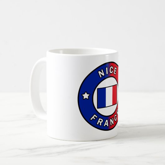 Nice France Kaffeetasse (Vorderseite Links)