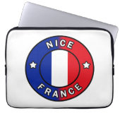 Nice France Laptopschutzhülle (Vorderseite)
