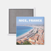 Nice France Magnet (Vorderseite/Rückseite)