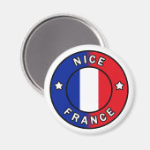 Nice France Magnet (Vorderseite/Rückseite)