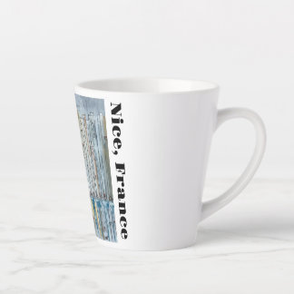 Nice France Malerei auf Latte Tasse 12 oz