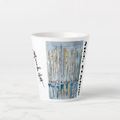 Nice France Malerei auf Latte Tasse 12 oz (Vorderseite)
