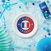 Nice France Pappteller (Party)