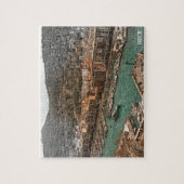 Nice France Port Lympia Panorama View Puzzle (Vertikal)