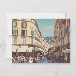 Nice France Postcard Feiertagskarte