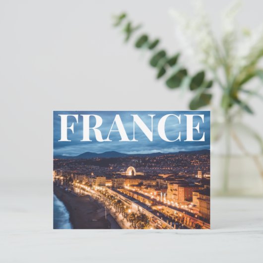 Nice, France Postcard Postkarte (Stehend Vorderseite)