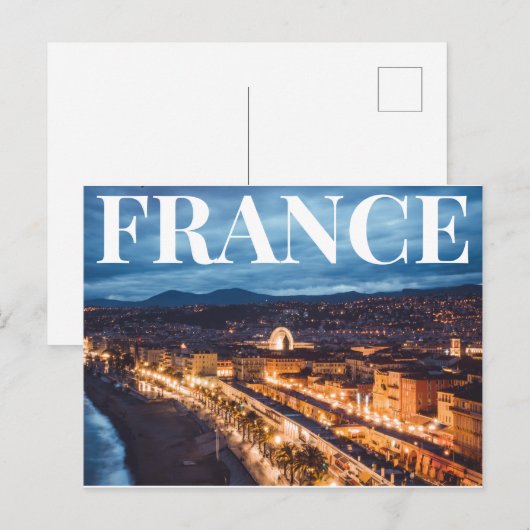 Nice, France Postcard Postkarte (Vorne/Hinten)