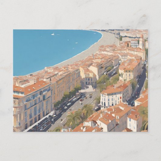 Nice France Postcard Postkarte (Vorderseite)