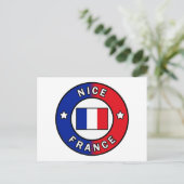 Nice France Postkarte (Stehend Vorderseite)