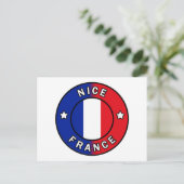 Nice France Postkarte (Stehend Vorderseite)