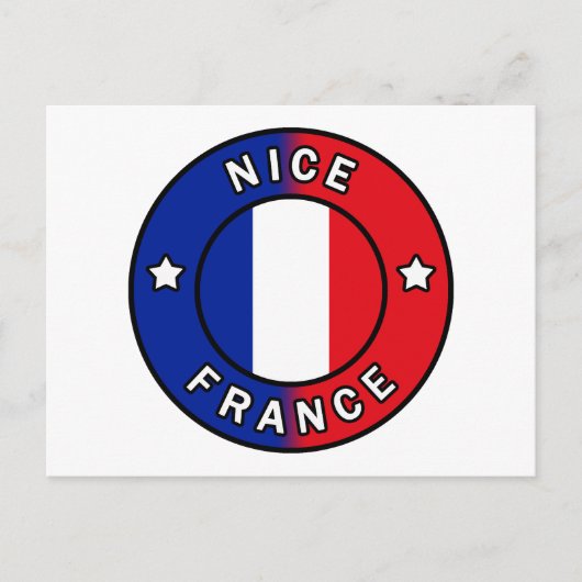 Nice France Postkarte (Vorderseite)