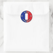 Nice France Runder Aufkleber (Tasche)