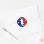 Nice France Runder Aufkleber (Umschlag)