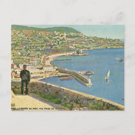 Nice France Sea View Postkarte (Vorderseite)