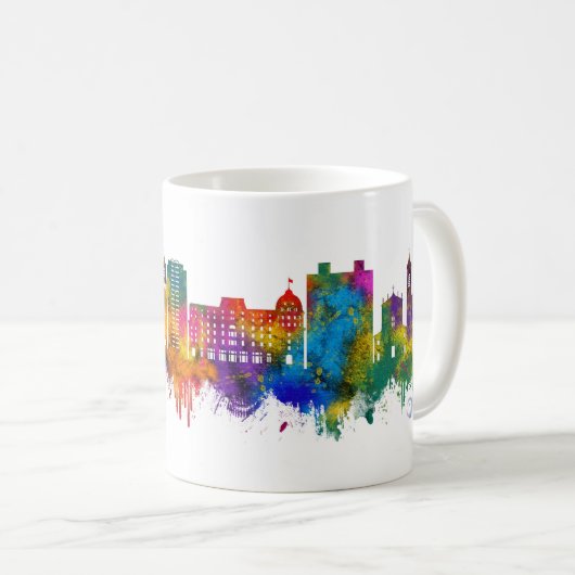 Nice France Skyline Kaffeetasse (VorderseiteRechts)