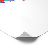 Nice France Skyline Poster (Ecke)