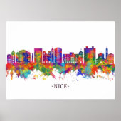 Nice France Skyline Poster (Vorne)