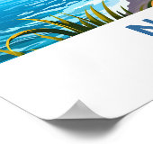 Nice France Travel Print Poster (Ecke)