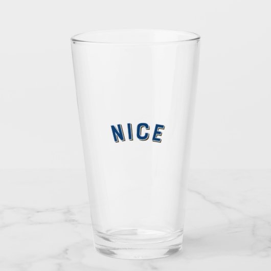 Nice, France Vintag Arch Glas (Vorderseite)