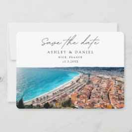 Nice France Wedding Destination Save the Date Einladung