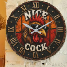 Nice Funny Rooster Cool Chicken with Sunglasses
