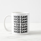 Nice Game Funny Mug Kaffeetasse (Links)