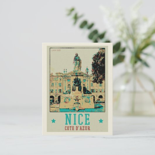 Nice Garibaldi Platz Frankreich Postcard Postkarte (Stehend Vorderseite)