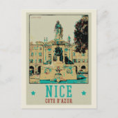 Nice Garibaldi Platz Frankreich Postcard Postkarte (Vorderseite)