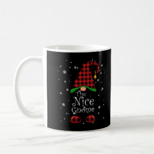 Nice Gnome Buffalo Kariert Matching Familie Weihna Kaffeetasse