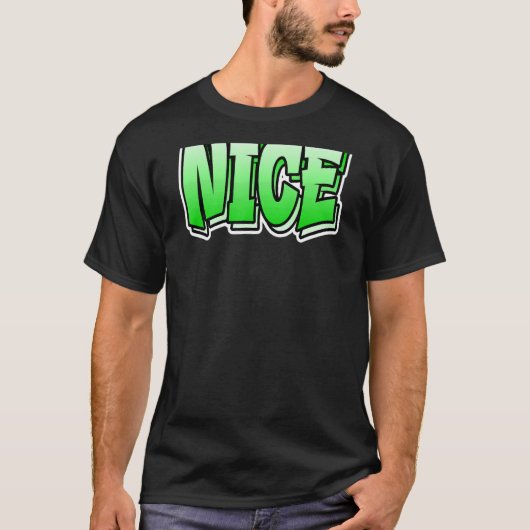 Nice Graffiti Stil, dass schöne Weihnachten T-Shirt (Vorderseite)