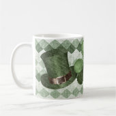 Nice Green Lucky Symbole Kohle Zeichnend Kaffeetasse (Links)