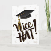 Nice Hat Tassel Fun Inspirivity Abschluss Card Karte (Vorderseite)