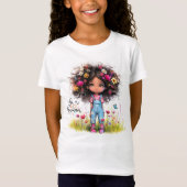 Nice Human Quirky Girl T - Shirt (Vorderseite)
