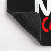 Nice (ish) Naughty Angel Funny Christmas List Fami Mousepad (Ecke)