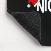 Nice (ish) Naughty Funny Christmas Mousepad (Ecke)