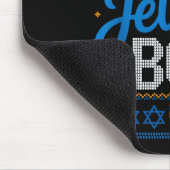 Nice Jewish Boy Hanukkah Menorah Dreidel Ugly Swea Mousepad (Ecke)