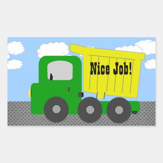 Nice Job Truck Sticker (Vorderseite)