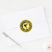 Nice Karate Siegel Runder Aufkleber (Umschlag)