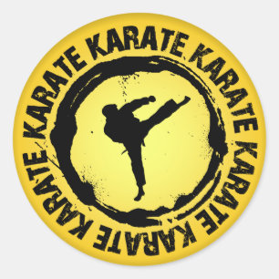 Nice Karate Siegel Runder Aufkleber