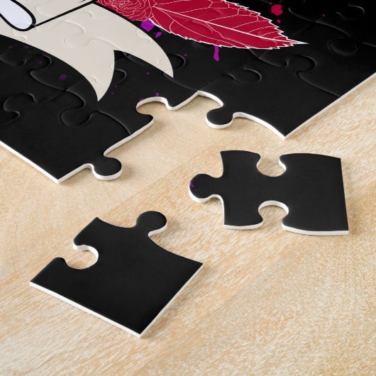 Nice Kitty - Black & PInk Puzzle (Seite)