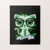 Nice Kitty - Green Puzzle (Vertikal)