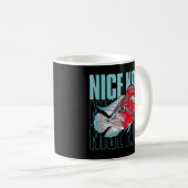 Nice Kok Funny Flower horn Cichlid Fish Keeper Kaffeetasse (VorderseiteRechts)