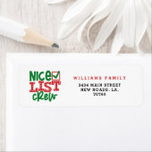 Nice List Crew Christmas Label (Insitu)