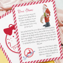 Nice List Letter of Santa Claus North Pole Mail