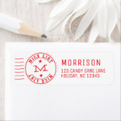 Nice List Monogram Red (Insitu)