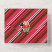 Nice List Santa Offiziell Certificate Niedlich Nov All In One Einladung (Rückseite)