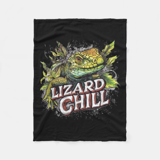 Nice Lizard Kostüm für Kinder und Mädchen Fleecedecke (Vorderseite)