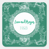 Nice Love Green Sticker (Vorderseite)